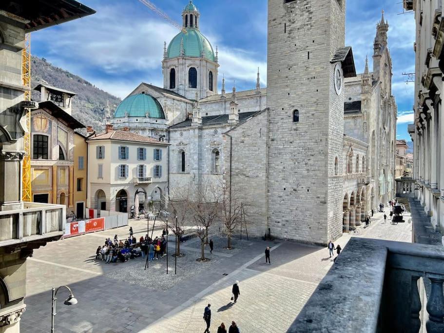 Esclusivo 130Mq Fronte Duomo E Lago E Terrazza Como Eksteriør bilde